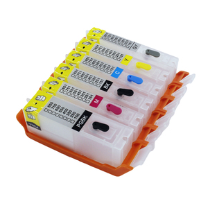 ตลับหมึกเติมได้ CLI-451 PGI-450 <span class=keywords><strong>6</strong></span>ชิ้นพร้อมชิปโค้งใช้ได้กับเครื่องพิมพ์ IP8740 MG7540 MG6340 <span class=keywords><strong>Canon</strong></span> - Product Image 3