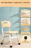 Chaises de maternelle confortables et écologiques, mobilier scolaire préscolaire, ensemble de chaises de bureau sécuritaires pour l'apprentissage des enfants en éducation préscolaire