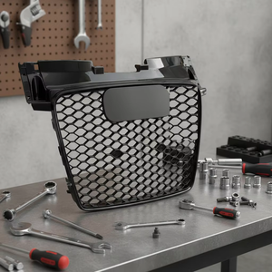 Pour ABS noir brillant <span class=keywords><strong>Audi</strong></span> <span class=keywords><strong>TT</strong></span> TTRS pare-chocs avant Facelift Grille - Product Image 2