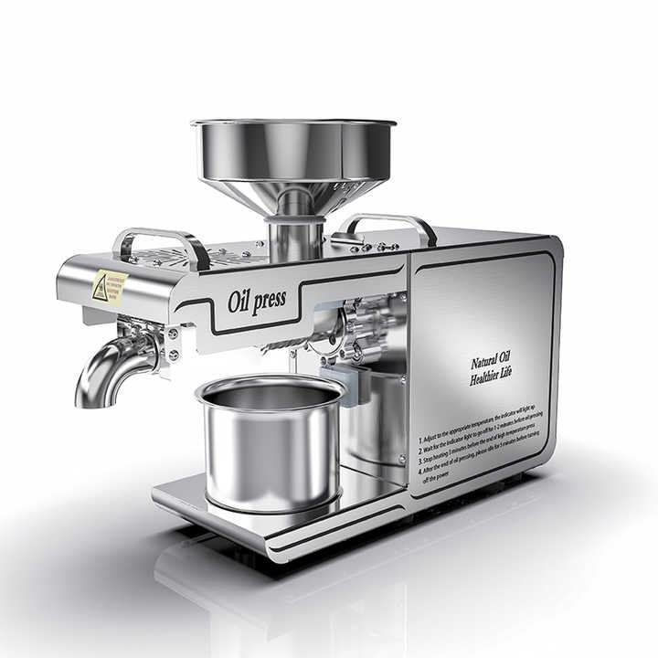 880W Electric Automatic Hot/cold Oil Press Machine for Home ...