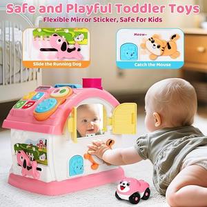 Jouets <span class=keywords><strong>Montessori</strong></span> Maison d'apprentissage musicale Jouet pour bébé Mère Enfants Jouet éducatif Jouet <span class=keywords><strong>bilingue</strong></span> - Product Image 4