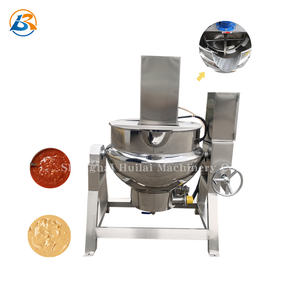 Olla con camisa de acero inoxidable, mezcla de calefacción a vapor, hervidor eléctrico industrial con camisa, hervidor de cocina con camisa - Product Image 1