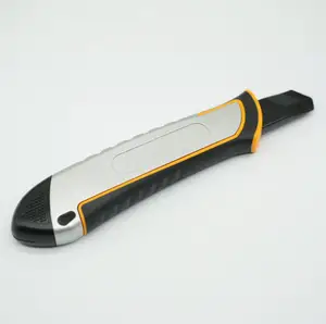 High Quality Heavy-Duty Zinc Alloy Dual Function 18mm Snap Off Utility Knife Cutter