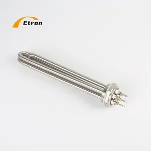 220v 380v 9kw Screw Plug Waterproof Electric Water Heater Element Tubular Industrial Immersion Heater