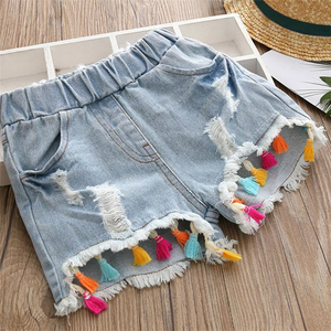 Envío Directo, Pantalones Cortos de Mezclilla para Niñas, Diseño Japonés y Coreano, Última Moda, Bonitos y Modernos - Product Image 3