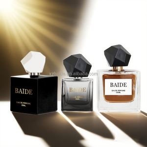 Luxury Empty Clear <b>Perfume</b> Spray <b>Bottle</b> Pump Crimp Square 30ml 50ml 100ml Glass Frost <b>Perfume</b> <b>Bottle</b> - Product Image 3