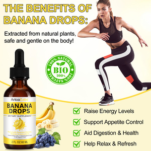Suplemento Alimentar ArtoaLabs 60 ml Gotas de <span class=keywords><strong>Banana</strong></span> Recheadas com Vitaminas Essenciais para Auxiliar na Saúde Digestiva - Product Image 3