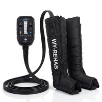 Bottes de récupération à compression d'air rechargeables VU 8 chambres, masseur de jambes à compression d'air pour soulager les douleurs musculaires et les raideurs chez les athlètes