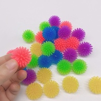 Mini multicolore sensoriel squeeze spike ball jouets pour animaux de compagnie hérisson balle Yoga soulagement du Stress jouets pour enfants