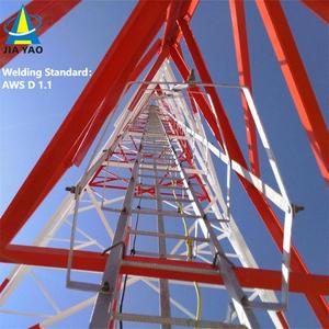 20m, 25m, 30m, 35m, 45m, 50m, 55m, 60m, 65m Dreibeiniger, Freistehender Gittermast aus Winkelstahl mit Schmaler Basis für LTE-Telekommunikation - Product Image 4