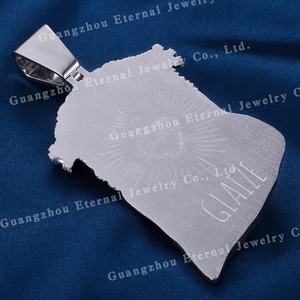 תליוני יהלום בהתאמה אישית מכסף סטרלינג S925, זהב מלא 9 קראט, 10 קראט, 14 קראט, 18 קראט, עם דוגמת ישו, יהלומי מעבדה VVS מוסאניט, תליון משובץ יהלומים. - Product Image 3