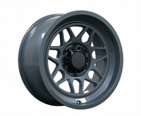 Jantes forgées style Beadlock simulé multi-rayons gris bronze brillant 5x127 6x135 17/18/20 pouces, jantes personnalisées pour camion tout-terrain