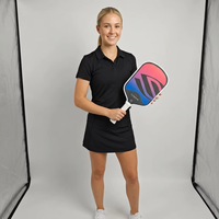 Raquette de pickleball Omni Gen5 professionnelle, thermoformée en fibre de carbone T700, noyau en mousse durable de 16 mm, ergonomique de haute qualité