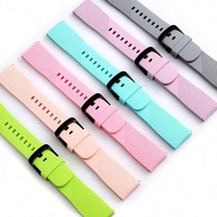 Hot Selling 20mm Soft Silicone Sport Smart Uhren armbänder Gummi Ersatz armband für Uhren