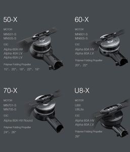 T-MOTOR U8II-X Conjunto de Brazo de Propulsión para Dron con Motor, ESC y Hélice Integrados de Alta Eficiencia - Product Image 6