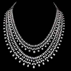 Juego de Collar de Lujo de 30 g y 20 Quilates de Oro al por Mayor para Mujer, Cadenas Ajustables, Joyería Nupcial para Regalo - Product Image 2