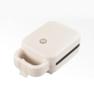 Plancha Eléctrica <span class=keywords><strong>Multiusos</strong></span> de Acero Inoxidable con Placas Desmontables Antiadherentes de 600W para Waffles y Sándwiches de Desayuno, Marca Privada - Product Image 4