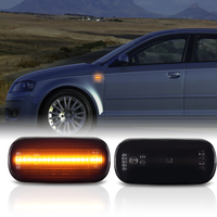 Lentille de fumée dynamique/séquentielle LED marqueur latéral clignotant pour Audi A4 S4 B6 B7 A6 C5 A8 D3