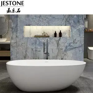 浴室の設計のための環境に優しいアクリルの現代浴槽固体表面耐久性のあるアクリルの浴槽