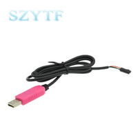 Kits de cartes de développement de câble adaptateur série CP2102 USB UART TTL 5PIN 1M Micro USB 4PIN 4P pour Win10 Raspberry Pi