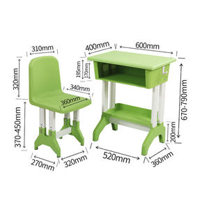 <span class=keywords><strong>S</strong></span>ản xuất tùy chỉnh nội thất trường học lớp học nhựa có thể điều chỉnh sinh viên Bàn và ghế - Product Image 6