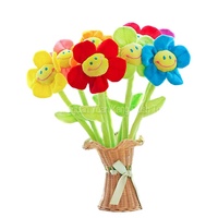 Bouquet d'Ours en Peluche de Mariage ICTI en Gros, Joli Bouquet de Fleurs en Peluche, Jouet pour la Saint-Valentin