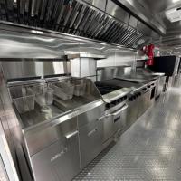 Remolque Móvil para Postres Totalmente Equipado con Máquina de Café de Doble Cabezal y Horno Comercial para Waffles, Ideal para Festivales y Eventos