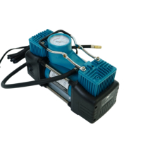 Factory Direct Twin Cylinder 30mm Bore Tire Pump for Emergency Use