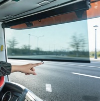 Film pare-soleil intelligent solaire auto-adhésif extensible en plastique pour pare-brise avant, isolation thermique et intimité – Meilleures ventes
