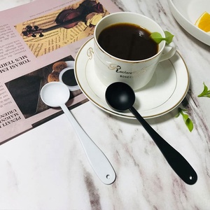 Cucchiaio da 5 ML Matcha in acciaio inox cucchiaio da caffè <span class=keywords><strong>cucchiaino</strong></span> <span class=keywords><strong>lungo</strong></span> manico cucchiaio da tè per foglie di tè sfuse - Product Image 6