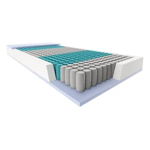 Colchón de muelles pequeño de un solo bolsillo 90x190cm H2/H3 de doble firmeza para espacios compactos y habitaciones - Product Image 3