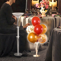 Support de ballons en feuille pour table de mariage DIY, 70 cm, pour décorations de fête de Noël, Halloween, Nouvel An, fournitures d'anniversaire