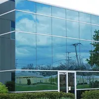 Prezzo esterno del sistema della parete divisoria di alluminio di vetro di doppi vetri della decorazione della costruzione