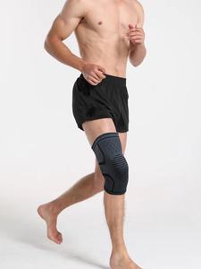 Genouillères de sport tricotées en gros, pour la course, le basketball, le cyclisme et le fitness, antidérapantes, respirantes, en nylon, pour hommes et femmes - Product Image 3