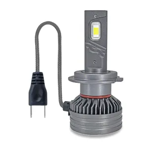 60W Mini taille ventilateur H7 phare LED H11 LED H7 ampoule de phare 9005 9006 9012 H4 CSP 3570 voiture LED lumière antibrouillard