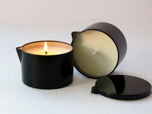 <span class=keywords><strong>Bougie</strong></span> de massage parfumée à la cire de soja naturelle faite à la main pour le plaisir sensuel - Product Image 1