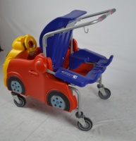 Chariot de panda de dessin animé haut de gamme pour enfants chariot de gros mignon et intéressant