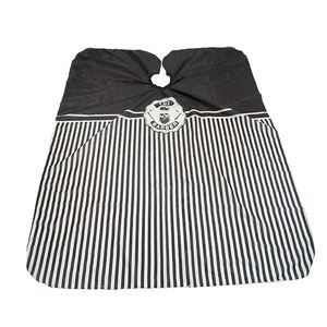 Salon de coiffure outil rétro crâne coiffure impression barbier tablier châle barbier cape - Product Image 2