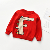HIPPO KIDS Pull en tricot pour bébé et enfant en bas âge, rouge, Noël, fille et garçon, vente flash