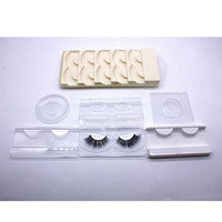ET1 plateau de cils de vison en gros plateaux de cils de vison en plastique plateau de cils de faux vison vendeur faux cils et outils