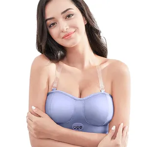 Instrument d'amélioration du soutien-gorge de Massage du sein électrique fonction de compression chaude lifting des seins agrandir le masseur de lactation chauffant