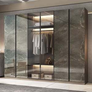 Muebles de Dormitorio Modernos de Madera, Estantes de Almacenamiento, Diseño Moderno de Sistemas de Armarios, Organizadores, Roperos y Aparadores - Product Image 3