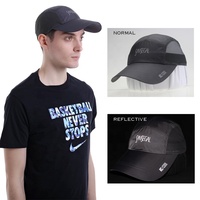 Gorras Deportivas Personalizadas de Secado Rápido con Logotipo Bordado Impreso de 5 Paneles, Gorras Deportivas de Nueva York para Correr, Gorra de Béisbol Unisex