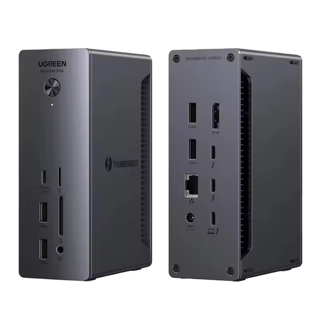 UGREEN Thunderbolt 4 Dock Revodok Max 213 13 in 1 40Gbps Docking Station Dual 4K 60Hz Single 8K Display Fast Charging for Laptop