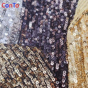 Tissu à paillettes <span class=keywords><strong>marron</strong></span> et violet à prix réduit - Product Image 6