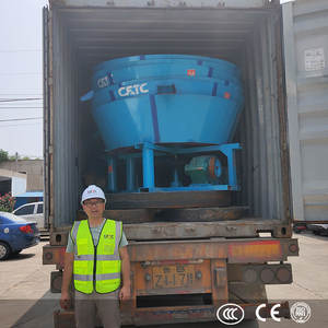 Molino de Bandeja Húmeda Pequeño 1200B de 7.5KW para Uso Agrícola Directo de Fábrica de Oro con Placa de Mercurio de Larga Duración - Product Image 2