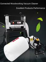 Raboteuse-Dégauchisseuse Automatique FS-Y125 2000W 220V pour le Bois, Facile à Utiliser