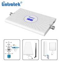 Lintratek 4G Dekking Signaal Repeater 2G 3G 4G Mobiele Telefoon 3 Band 800/900/1800Mhz Mobiele Netwerk Booster Apparaat Voor Gemeenschap