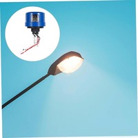 Sensor Fotoeléctrico NEMA con Bloqueo Giratorio para Control de Alumbrado Público del Anochecer al Amanecer, Unidad Exterior Impermeable Sensible a la Luz