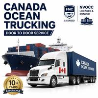 Agente de Transporte Marítimo Internacional LCL, Servicio DDP de China a Canadá con Entrega Exprés en Camión